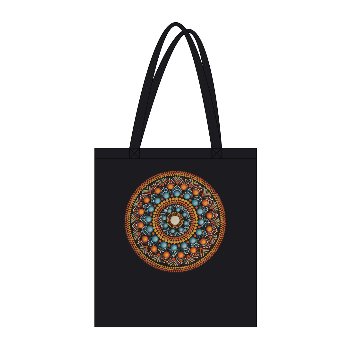 Organic Tote Bag Black 12 different designs