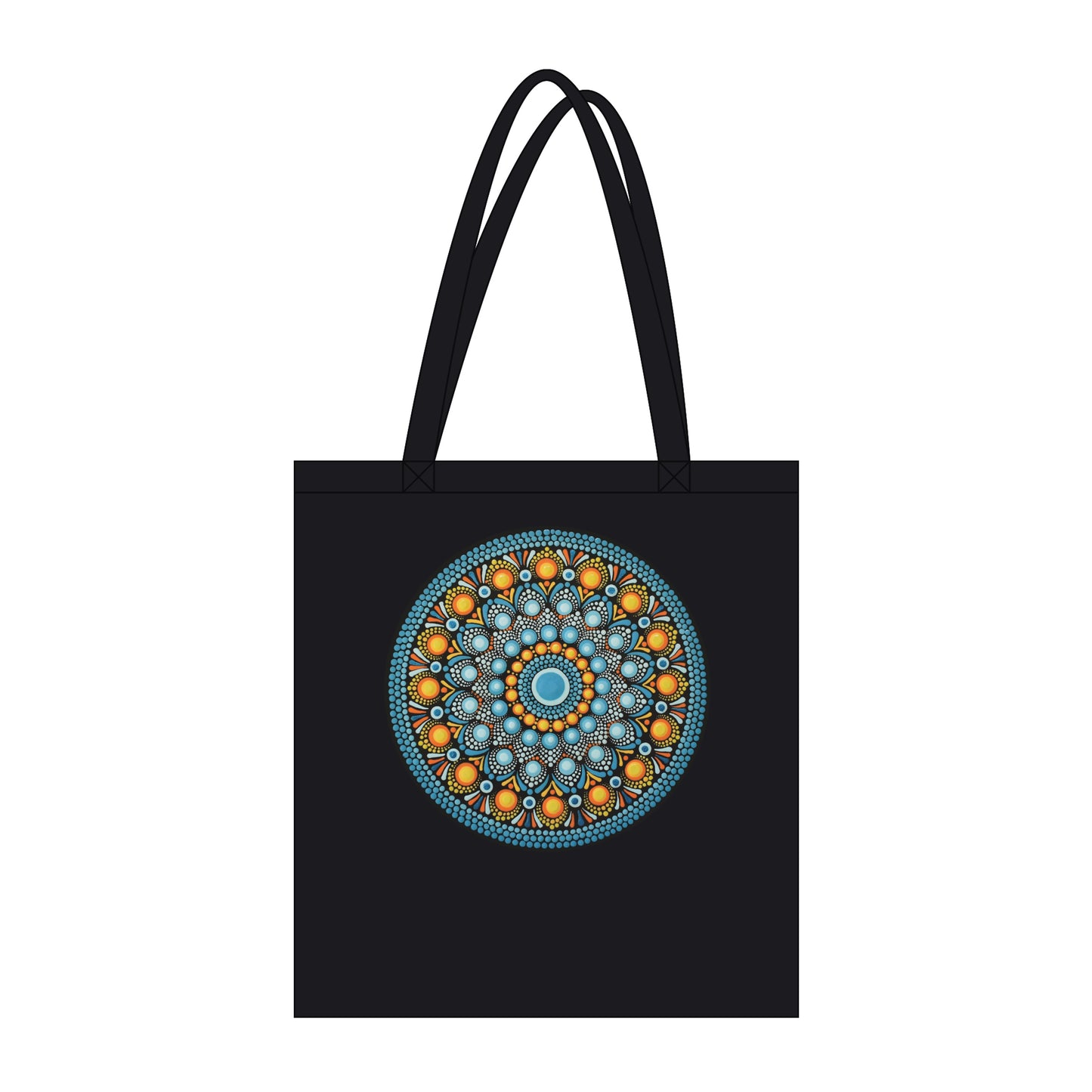 Organic Tote Bag Black 12 different designs
