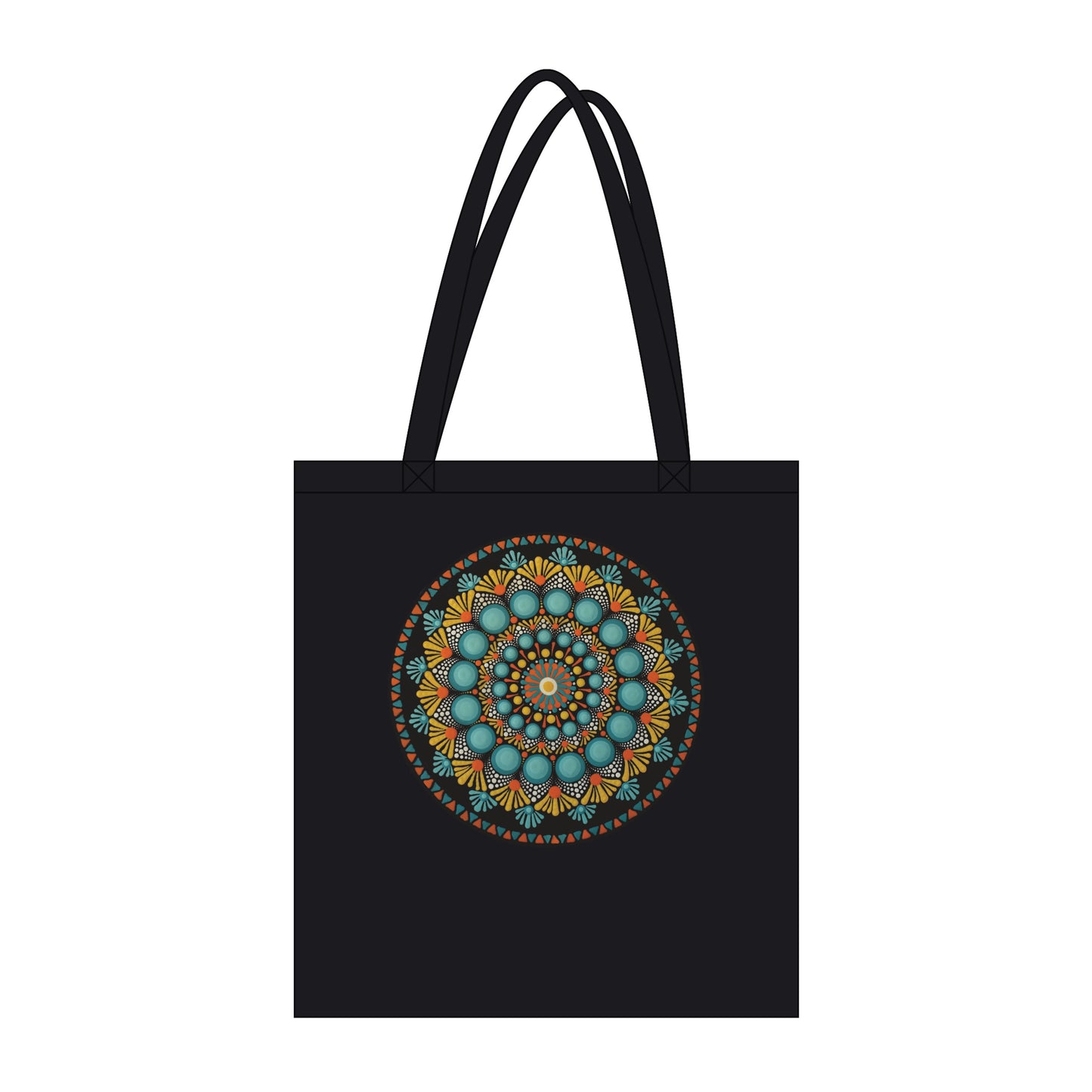 Organic Tote Bag Black 12 different designs