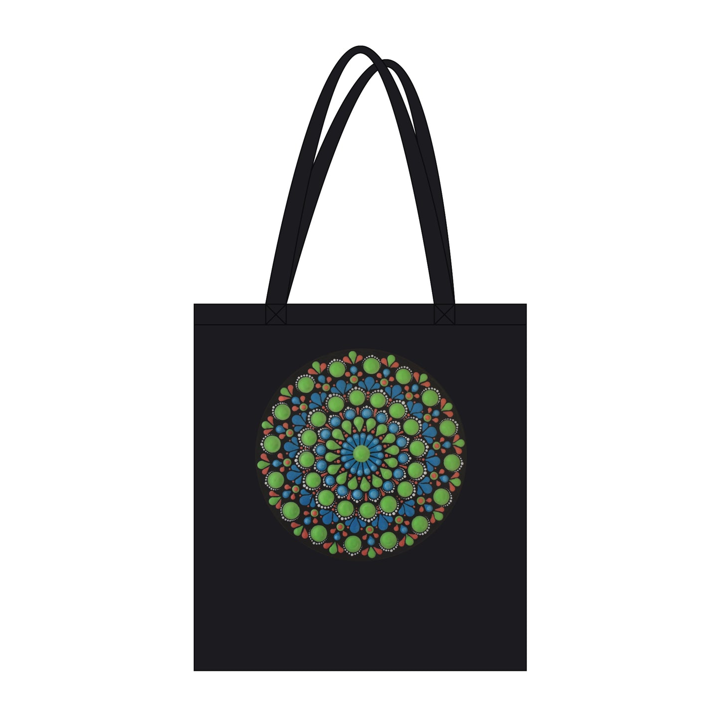Organic Tote Bag Black 12 different designs