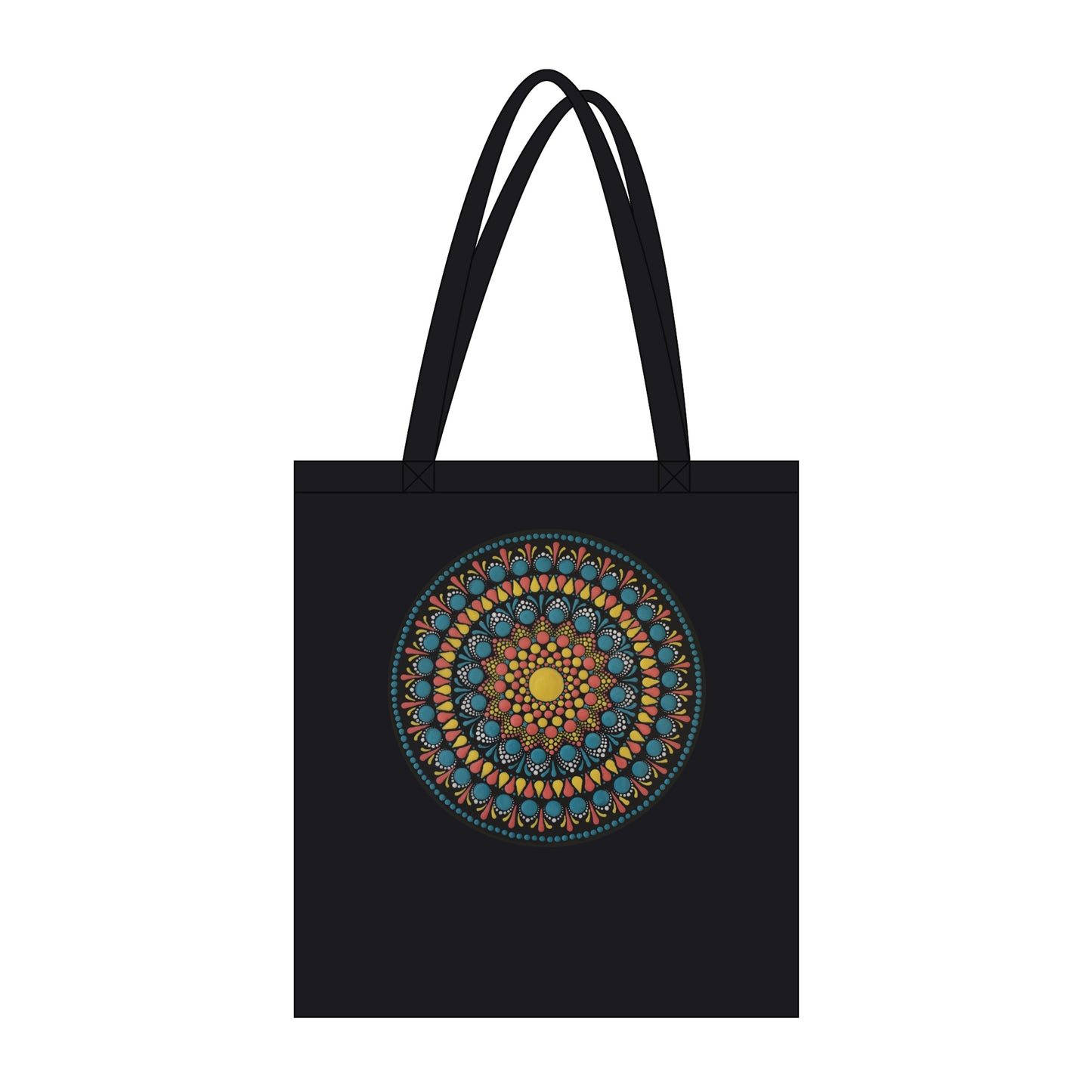 Organic Tote Bag Black 12 different designs