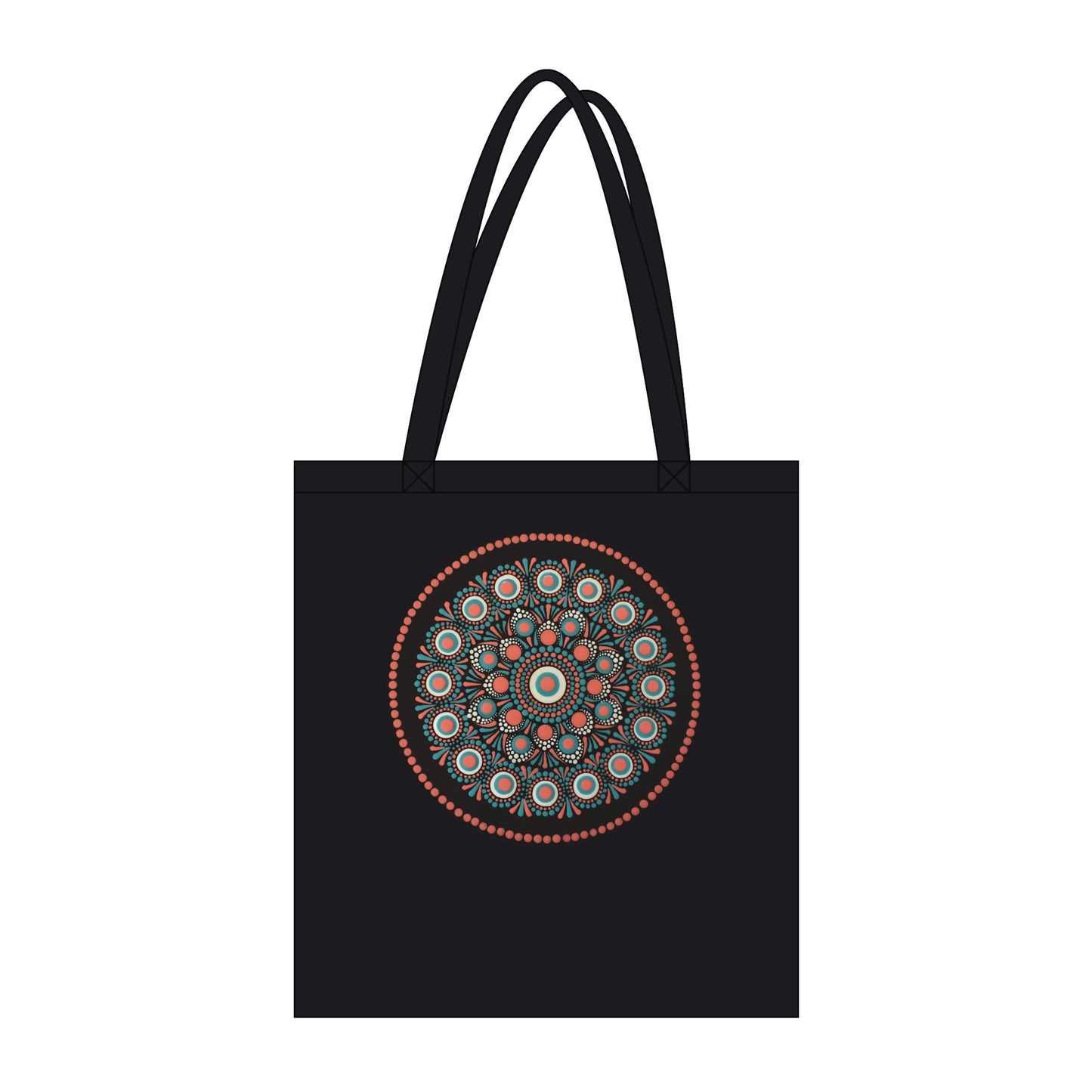 Organic Tote Bag Black 12 different designs