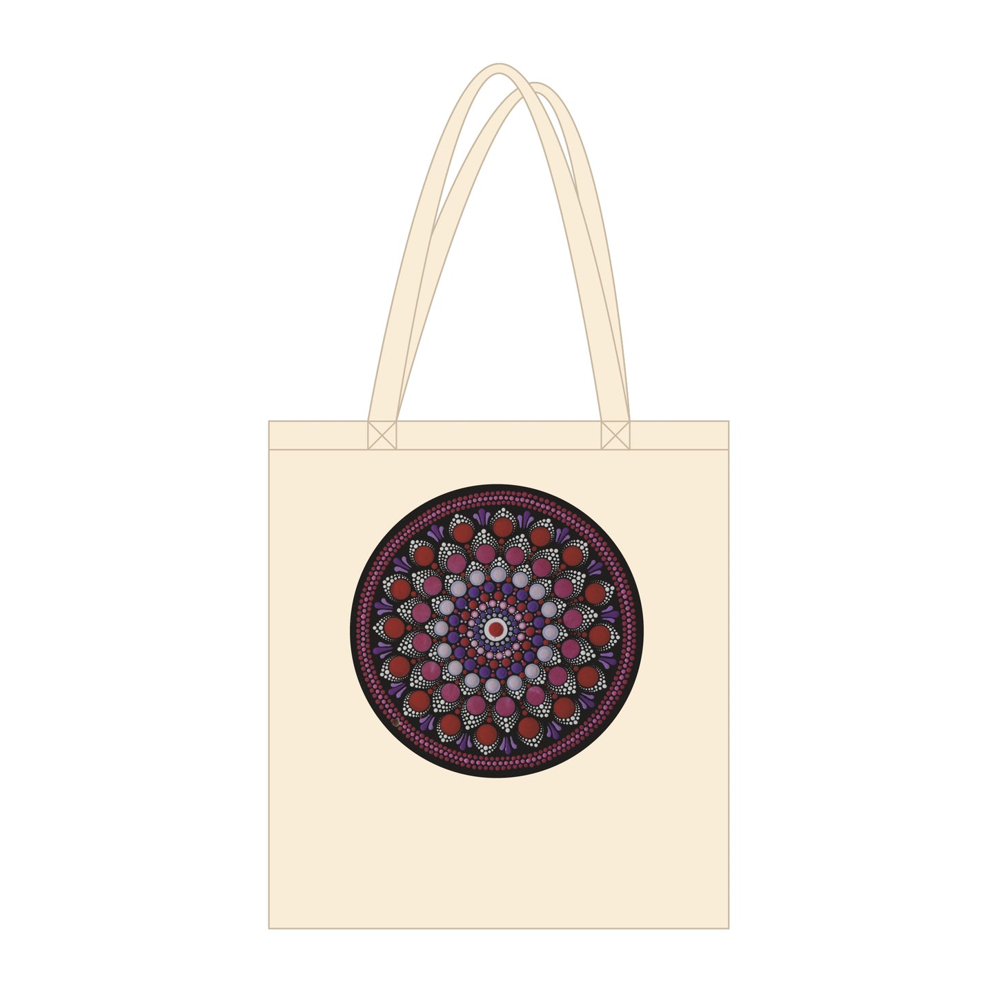 Organic Tote Bag Natural 12 different designs