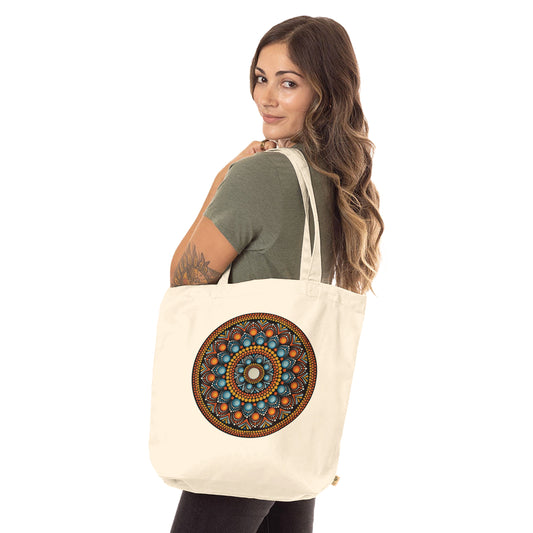 Organic Tote Bag Natural 12 different designs