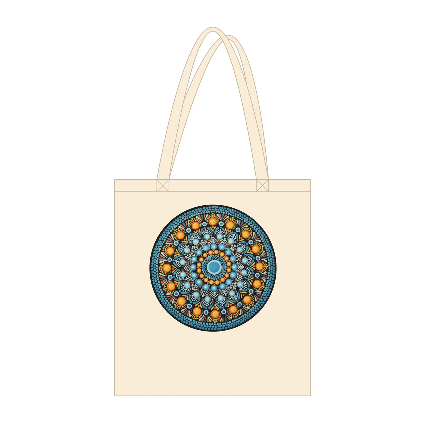 Organic Tote Bag Natural 12 different designs