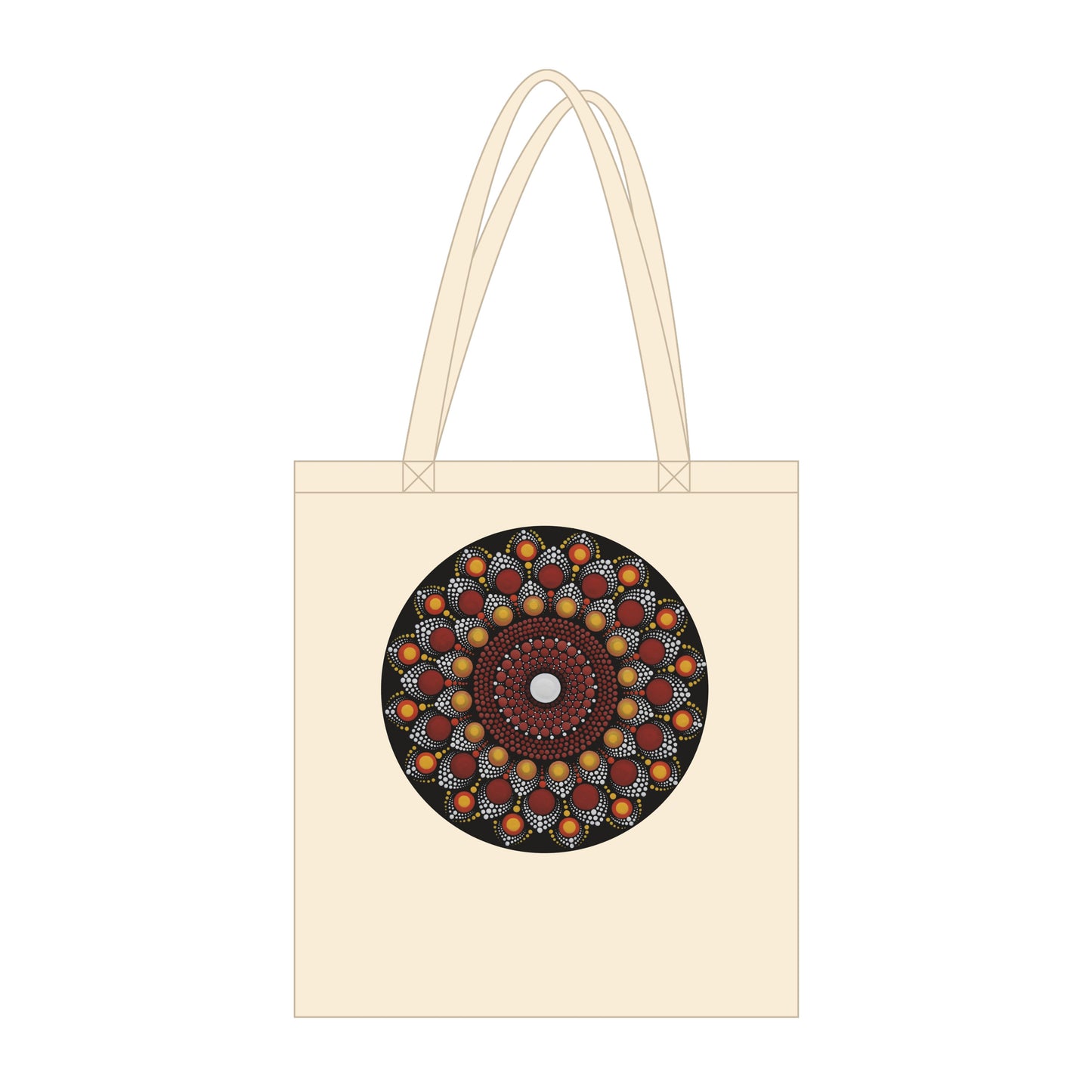 Organic Tote Bag Natural 12 different designs